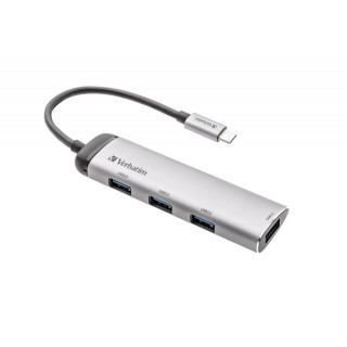 VERBATIM HUB USB-C 4XUSB-A